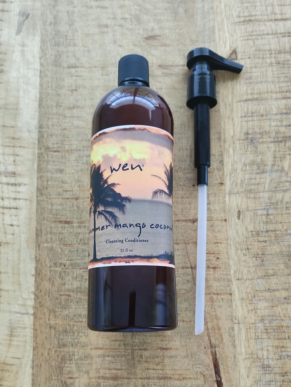 WEN Summer Mango Coconut Cleansing Conditioner Chaz Dean Hair 32 oz